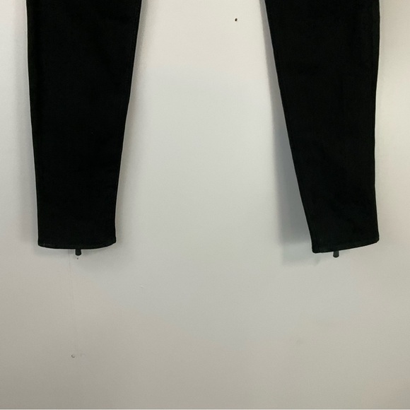 New! Rock & Republic Stretch Black Denim Jeans Skinny Ankle Rear Zipper 31 27 - Picture 4 of 11
